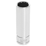 3/8" Dr. 14mm 12pt Deep Socket