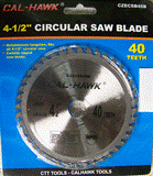 4-1/2" Circular Saw Blade 40T